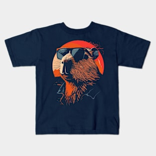 Stay Cool, be Capy (Capybara) Kids T-Shirt